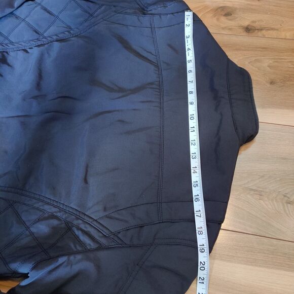 Michael Brandon Men's XLarge Jacket Black Racing Motorcycle Style Bomber Quilted - Picture 14 of 16